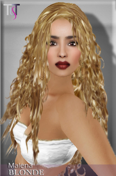 Second Life Marketplace - TuTy's MALENA curly hair - blonde